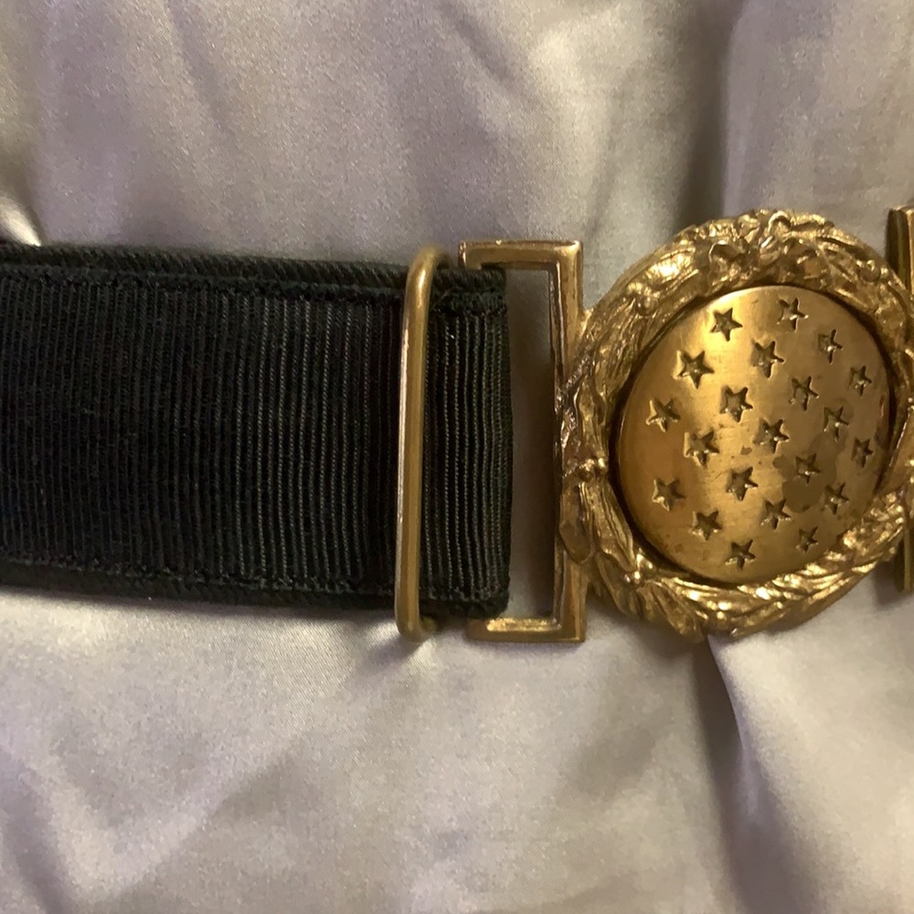 Elegant Black and Gold Women's Belt • Paula Cahen D’ Anver - Picture 3 of 8